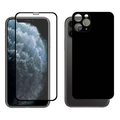 Straw Hat Prince Full-glue 0.26mm 9H 2.5D Full-screen Tempered Glass Protection Front Membrane + Rear Camera Protection Membrane for iPhone 11 Pro(5.8)