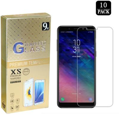 10pcs 0.33mm Ultra Thin 2.5D 9H Hardness Zero Bubbles High Transparency Tempered Glass Screen Protector for Samsung Galaxy A8 (2018) / A530