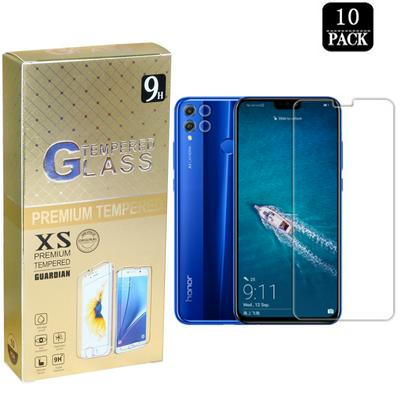 10pcs 0.33mm Ultra Thin 2.5D 9H Hardness Zero Bubbles High Transparency Tempered Glass Screen Protector for Huawei Honor 8X