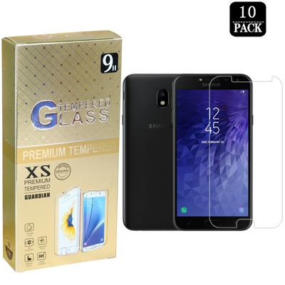 10pcs 0.33mm Ultra Thin 2.5D 9H Hardness Zero Bubbles High Transparency Tempered Glass Screen Protector for Samsung Galaxy J4 2018