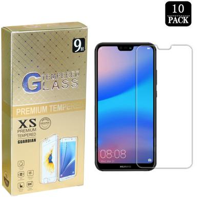 10pcs 0.33mm Ultra Thin 2.5D 9H Hardness Zero Bubbles High Transparency Tempered Glass Screen Protector for Huawei P20 Lite / Nova 3e