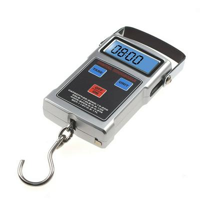Portable Electronic Balance Digital Luggage Scale Hook, 110lb/50kg, Resolution 20g