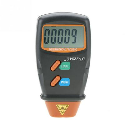 DT-2234C+ Photo Tachometer Mini RPM Tester Digital LCD Meter Tachometer Non-Contact Tach Meter 