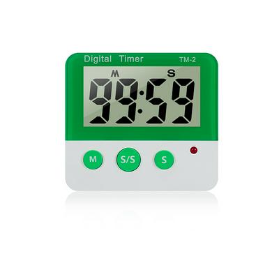 Digital Kitchen Timer Easy to Use Clock with Clear LCD, Big Digits, Magnets and Stand