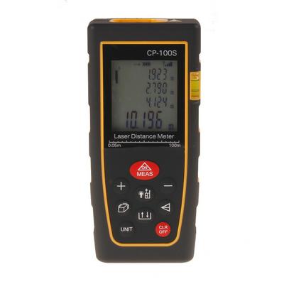 CP-100S Bubble Level Mini Range Finder LCD Laser Distance Meter Laser 100m Hunting Measuring Measure