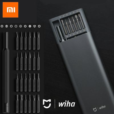  xiaomi Mijia Wiha Dagelijks Gebruik Schroef Kit 24 Precisie Magnetische Bits Alluminum Doos Schroef Driver xiaomi smart home Kit
