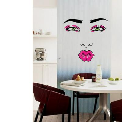 SK36002 Lip Woman Room Home Decorative Refrigerator Wardrobe Wall Sticker 30*60cm