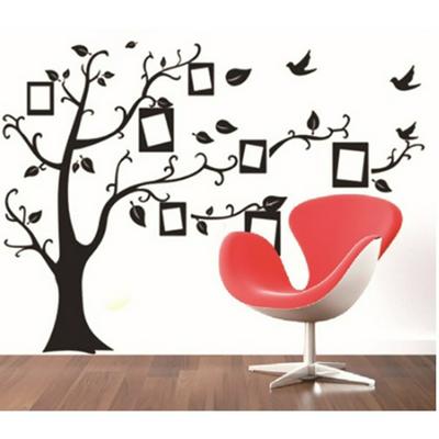 AY9063A 120*170cm Photo Frame Tree PVC Translucent Material Removable Children Room Sofa Bedroom Kindergarten Decoration Wall Stickers 