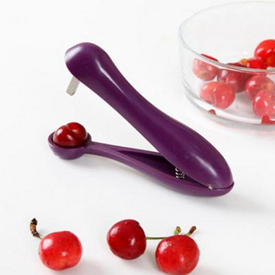 Creative Stainless Steel Plastic Handheld Home Fast Cherry Core Remover Machine Fruit Seeder Useful Kitchen Tool 