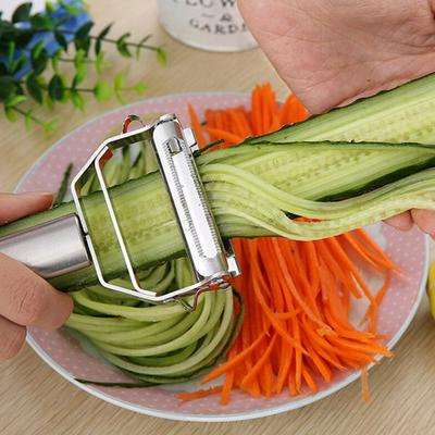 Multi-Function Stainless Steel Double Planing Julienne Vegetable Fruit Peeler Kitchen Accessories Cooking Tools