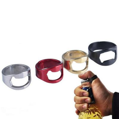 25mm Versatile Colorful Finger Ring Ring-Shape Beer Bottle Opener