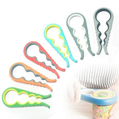 4 in 1 Anti-skid Can Lid Screw Opener Bottle Opener for Beer Bottle Jar  