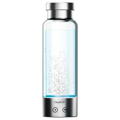 480ml Japanese Titanium Hydrogen-Rich Water Cup Ionizer Maker / Generator Recharge Outdoor Hiking Camping Super Antioxidants ORP Hydrogen Water Bottle 