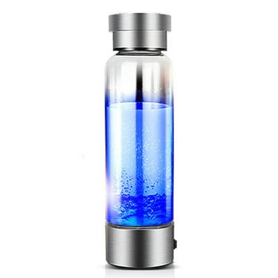 350ml Hydrogen Rich Water H2 Smart Cup Generator Japanese Alkaline Energy Glass Bottle Anion Water Ionizer Anti USB Recharge 