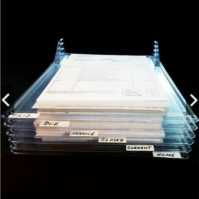 10pcs Clothes T Shirts Folding Board Office Desk File Cabinet Suitcase Shelf Dividers System Closet Drawer Organizer