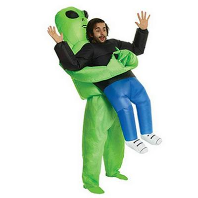 Alien Ghosts Inflatable Clothes Halloween Cos Inflatables Shaking Sounds with Inflatable Aliens Easter Adult Cosplay Masquerade 