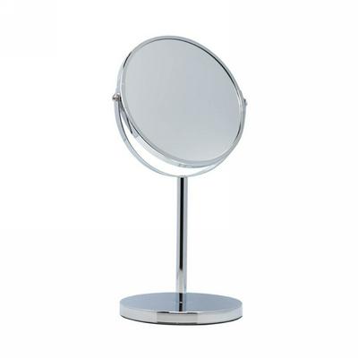Desk Stand Metal Bride Makeup Mirror Double-sided Silver Decorative Bathroom Cosmetic Mirror Beauty Owns