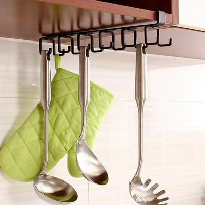 Japanese-style Hanging Drill-free Cabinet Top Partition 6 Hook