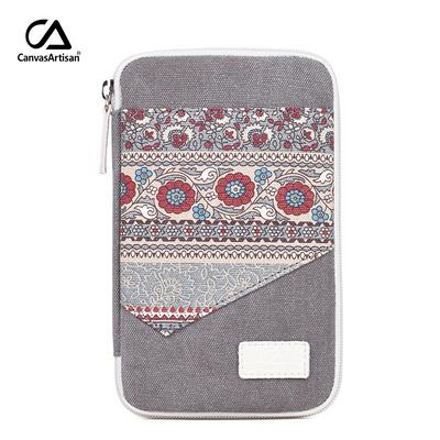 Ethnic Electronic Organizer Bag Waterproof Multipurpose Travel Bag for Phone, Powerbank, Earphones, Cable, Flat Mouse