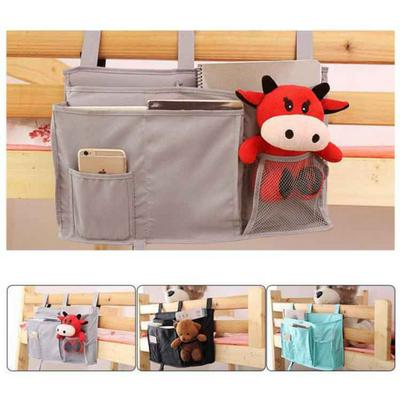 50*30cm Multi-functional 600D Oxford Cloth Magazines Books Sundries Newspapers Student Dormitory Bedside Hanging Storage Bag 