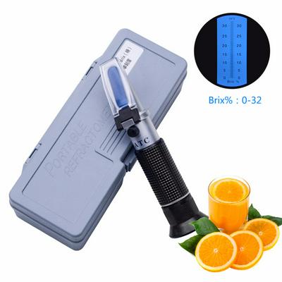  Refractometer sugar degree meter saccharimeter cutting fluid density Concentration meter 0-32% brix with retail box