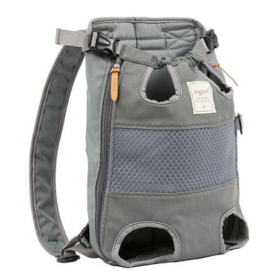 Canvas Pet Backpack Outdoor Travel Portable Pet Carrying Bag for Small Medium Dogs Bulldog Puppy 