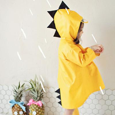 Raincoat for Kids Dinosaur Waterproof Rainwear Poncho for 2-6 years old Child