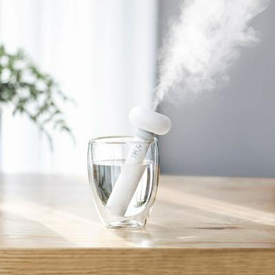 Portable USB Humidifier, Cool Mist Travel Air Purifier Without Water Tank