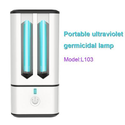 L103 Portable Ultraviolet Disinfection Lamp 360° Omni-directional Ozone Sterilization Light for Car & Home Use