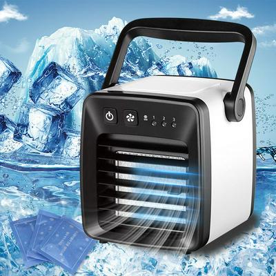 KTS002 3 Level Wind Speed 350ml Water Tank Portable Mini Air Personal Space Cooler Air Conditioner Cooling Device USB Air Cooler Fan for Room Office or Filter Core