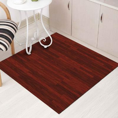 3D Printing and Dyeing Wood Grain Home Bedroom Bathroom Door Non-Slip Absorbent Foot Pad Floor Mat