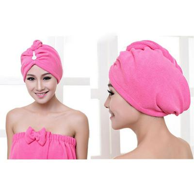 Thickened Women Bathroom Super Absorbent Quick-Drying Microfiber Bath Towel Hair Dry Cap Salon Towel