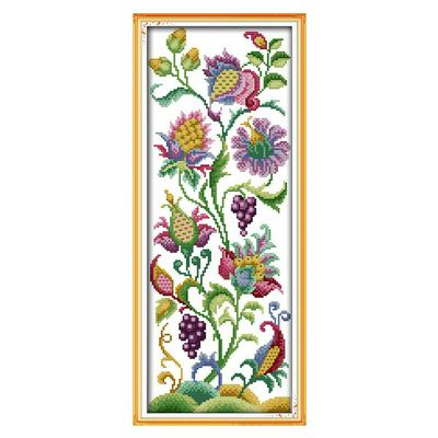 11CT Cross Stitch Handmade Cross Stitch Cross-stitch Kits Embroidery Needlework Vertical Porch Decoration Painting