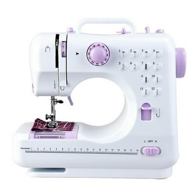 Double Thread And Speed Free-Arm Crafting Repairing Sewing Machine Mini 12 Stitches Household Multifunction 