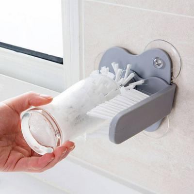 Creative Suction Wall Lazy Labor-saving Cup Washing Brush