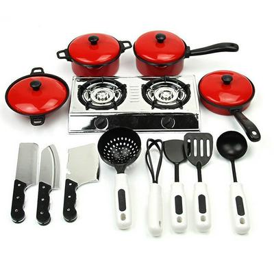 13 sets of Simulation Tableware Cooking Kitchen Children's Play House Toys