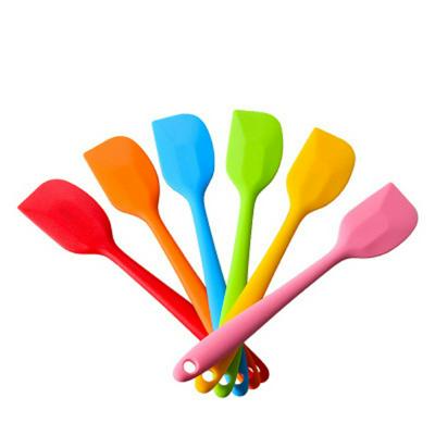 Small Size Integrated Heat Resistant Non Stick Silicone Spatula Household Kitchen Utensil Tool for Cooking,Baking
