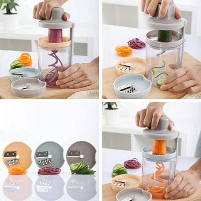 Three-in-one Multifunctional Detachable Rotating Grater Kitchen Utensils for Slicing / Cutting thick / Cutting thin filaments