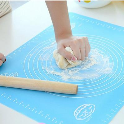 Food Grade Non-stick Silicone Kneading Pad Anti-slip High Temperature Resistant Baking Tool with Scale