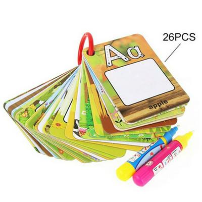 26 Letters Card with Eco-friendly Pens Early Education Toy for Baby