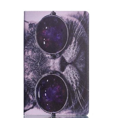 Colored Painting Side Flip Shockproof PU Leather + Soft TPU with Card Slots and Stand Wallet Protective Case for iPad Pro 11 (2018)