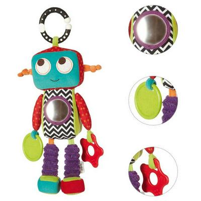 Multi-Function Cartoon Robot Doll Baby Infant Bed Hanging Baby Trolley Bumper Accessories Hanging Toy Stickers Gifts