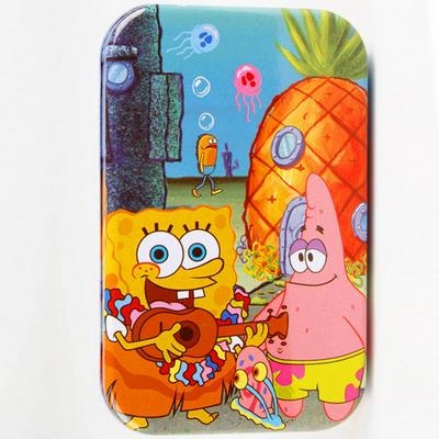 60Pcs / Set Wooden 3D Cartoon Iron Box Package Jigsaw Puzzle for Children Early Educational Montessori Toys