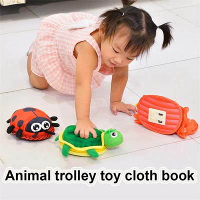 Three-Dimensional Baby Animal Car Cloth Book Puzzle Early Education Baby Toys Cartoon Cloth Book Toys