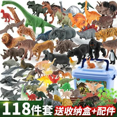 Realistic Dinosaur Toys Plastic Assorted Dinosaur and Other Animal Figures for 3-6 Years Old