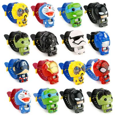 Kid's Cartoon Character Digital Watch Funny Super Hero Watch
