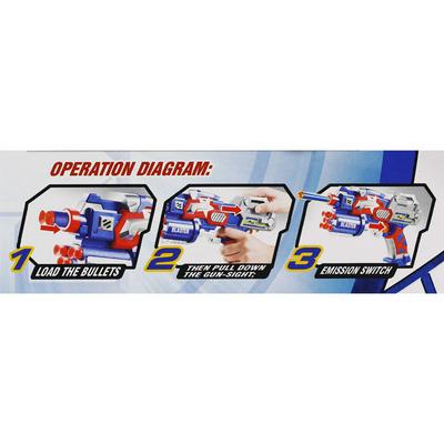 Manual Soft Bullet Gun EVA Bullet Launch Toy Gun Manually Sniper Gun