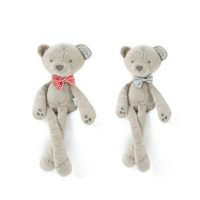 39cm Cartoon Bow Bear Baby Infant Sleeping Comfort Plush Doll Toy 