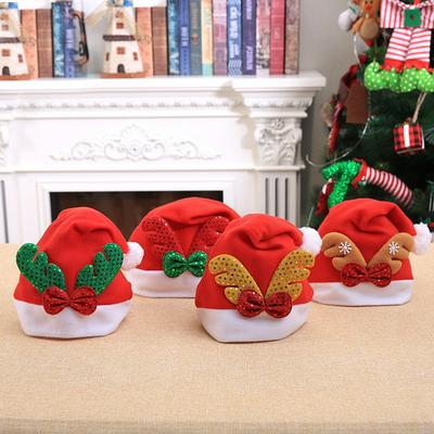 Christmas Hats Gifts Antlers Cap Children Christmas Hat Santa Claus Costume XMas 