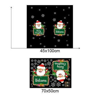 XH7245 Christmas Snowman Snow Floating Living Room Bedroom Storefront Decoration PVC Wall Sticker Mural 